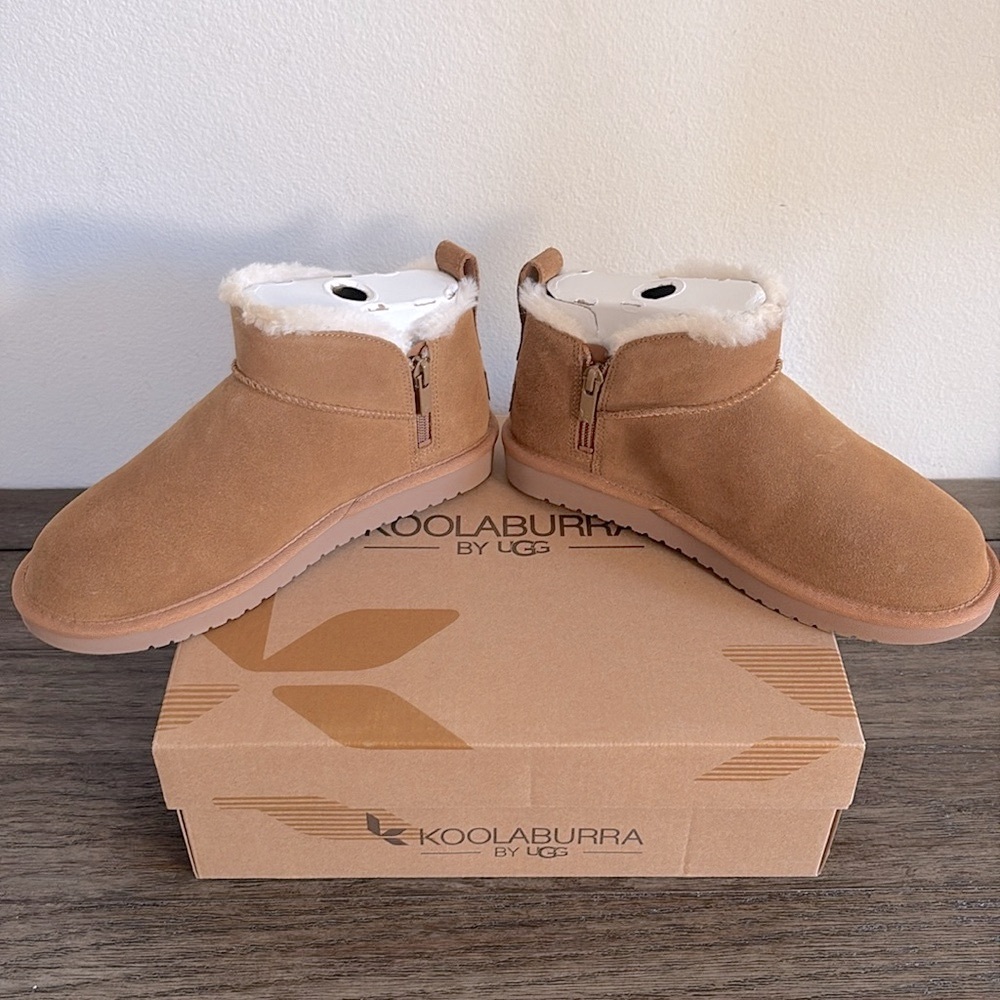 NIB [Koolaburra By UGG] Koola Ultra Mini Brown Winter Boots Women’s/Big Kids 5 - Picture 5 of 13
